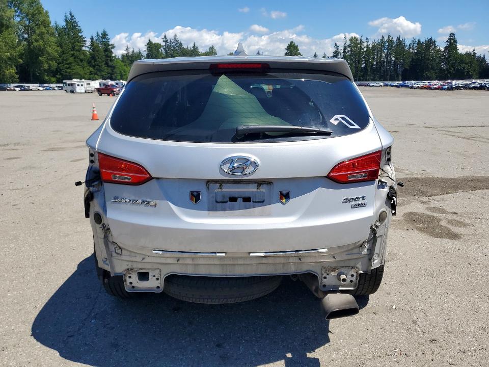 2014 Hyundai Santa fe VIN 5XYZTDLB4EG193189 COPART salvage auction — REAR END, Wa - Bill Of Sale, sold $2,050 on 2026-07-06 (photo 6)