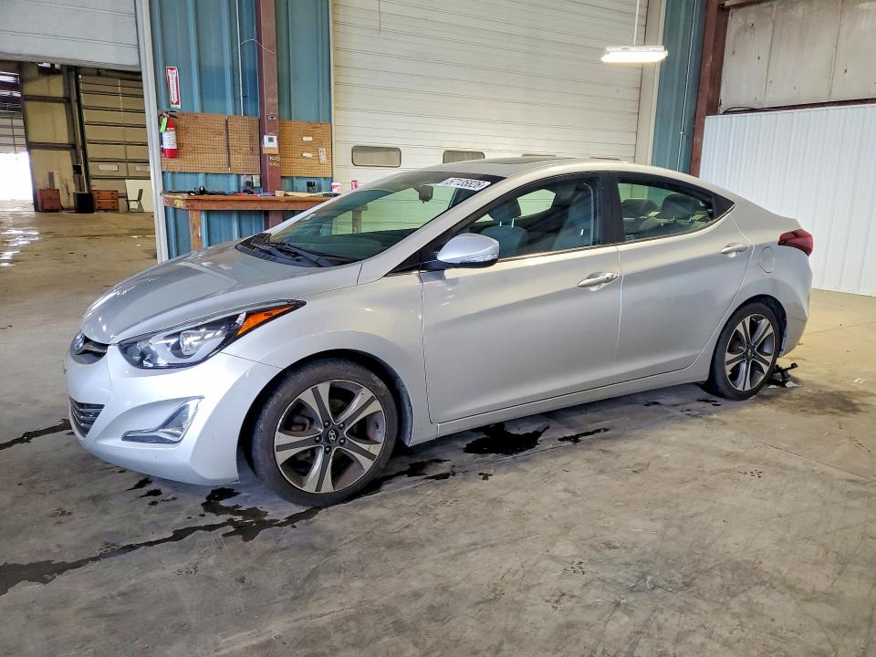 2015 Hyundai Elantra VIN KMHDH4AH0FU238269 COPART salvage auction — MINOR DENT/SCRATCHES, Il - Certificate Of Title, sold $2,750 on 2026-07-08 (photo 1)