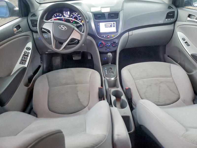 2017 Hyundai Accent VIN KMHCT4AE4HU233580 COPART salvage auction — FRONT END, Md - Cert Of Salvage > 75% Damage, sold $1,150 on 2026-07-07 (photo 8)