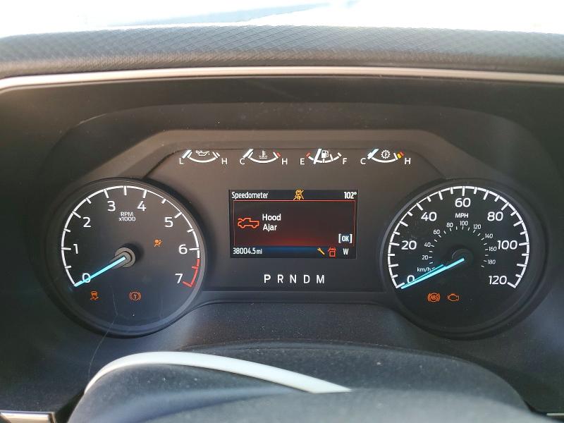 2021 Ford VIN 1FTEW1CP5MFB26795 COPART salvage auction — FRONT END, Tx - Salvage Vehicle Title, sold $9,100 on 2026-07-31 (photo 9)