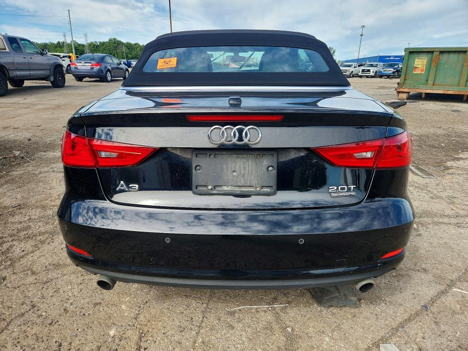 2016 Audi A3 VIN WAU78LFF9G1055696 COPART salvage auction — FRONT END, Mi - Certificate Of Title, sold $700 on 2026-07-14 (photo 6)