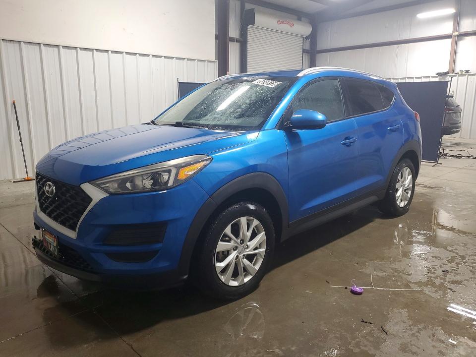 2019 Hyundai Tucson VIN KM8J33A44KU000704 COPART salvage auction — FRONT END, Nc - Certificate Of Title, sold $100 on 2026-07-28 (photo 1)