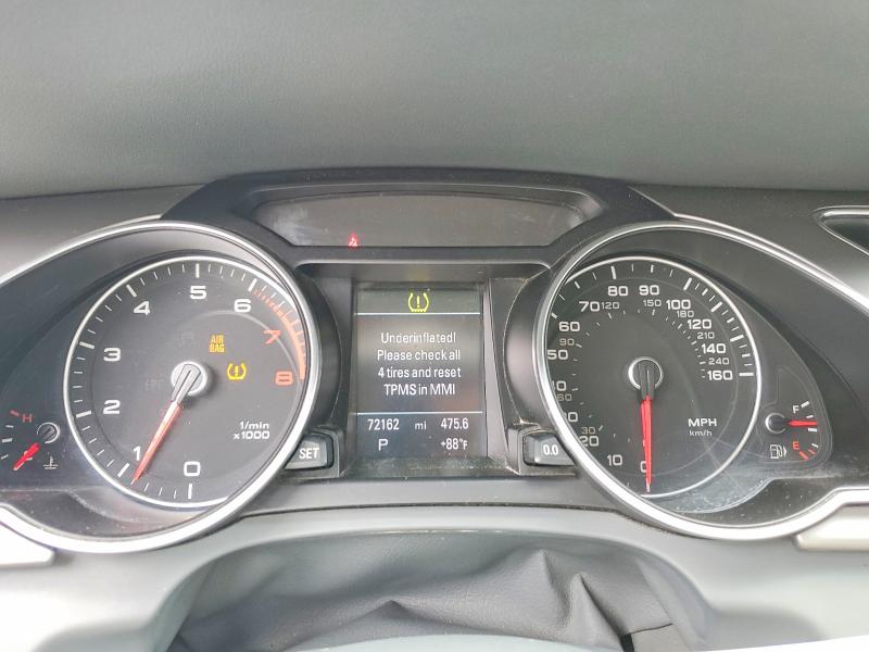 2014 Audi A5 VIN WAULFAFH4EN006745 COPART salvage auction — WATER/FLOOD, Fl - Dlr Only Cert Of Destruction, sold $3,100 on 2026-07-09 (photo 9)