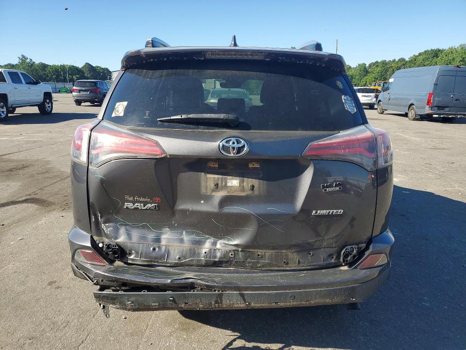 2016 Toyota Rav 4 VIN JTMYFREV8GJ084731 COPART salvage auction — REAR END, Nc - Salvage Certificate Of Title, sold $6,800 on 2026-07-16 (photo 6)