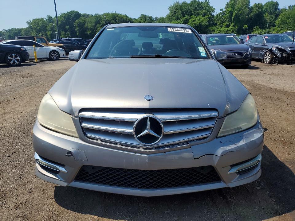 2014 Mercedes-benz C class VIN WDDGF8AB2EA949861 COPART salvage auction — FRONT END, Va - Cert Of Title-Salvage Rebuilt, sold $2,700 on 2026-07-31 (photo 5)