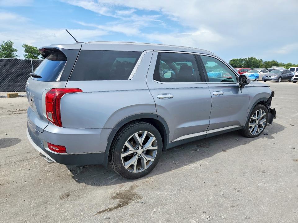 2020 Hyundai Palisade VIN KM8R44HE2LU084432 COPART salvage auction — FRONT END, Fl - Cert Of Title Slvg Rebuildable, sold $7,100 on 2026-07-09 (photo 3)