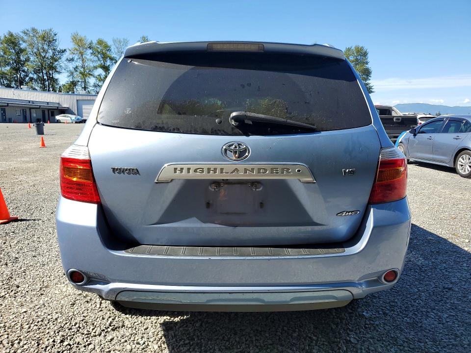 2008 Toyota Highlander VIN JTEES42A882100775 COPART salvage auction — FRONT END, WA - BILL OF SALE, sold $1,600 on 2026-07-06 (photo 6)