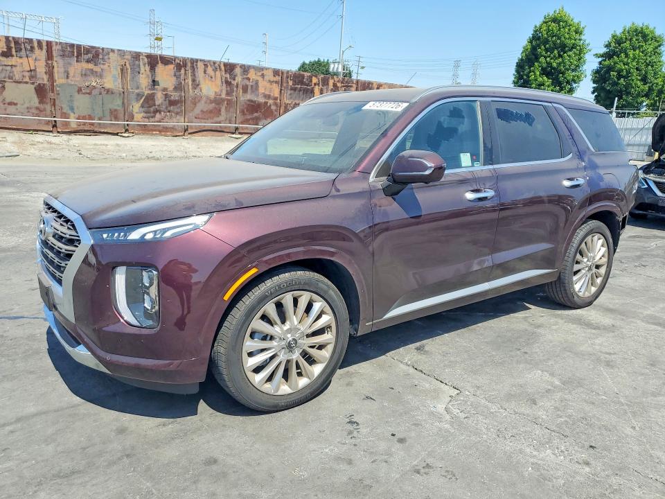 2020 Hyundai Palisade VIN KM8R54HE2LU045014 COPART salvage auction — REAR END, Ca - Salvage Certificate, sold $6,300 on 2026-07-15 (photo 1)