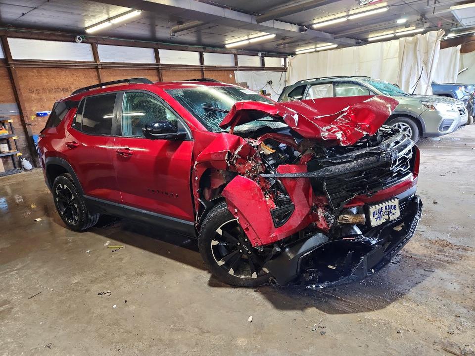 2025 Chevrolet Equinox VIN 3GNAXTEG4SL107895 COPART salvage auction — FRONT END, Pa - Certificate Of Salvage, sold $3,950 on 2026-08-21 (photo 4)