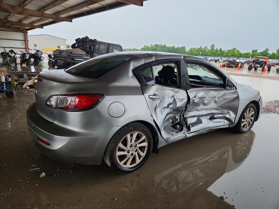 2012 Mazda VIN JM1BL1V77C1693420 COPART salvage auction — SIDE, Tx - Salvage Vehicle Title, sold $700 on 2026-07-24 (photo 3)