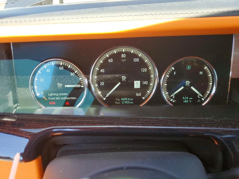2023 Rolls-royce VIN SCATT6C00PU218470 COPART salvage auction — FRONT END, Ca - Salvage Certificate, sold $149,000 on 2026-07-14 (photo 9)