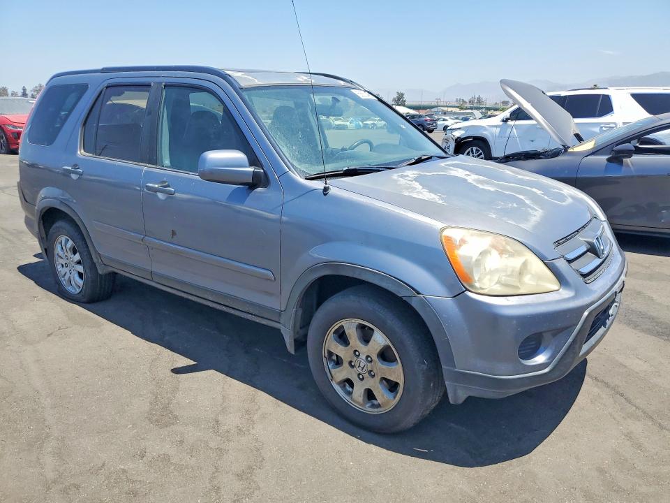2005 Honda Cr-v VIN JHLRD78915C022525 COPART salvage auction — MECHANICAL, Ca - App For Dup Salvage Or Ac, sold $500 on 2026-07-20 (photo 4)