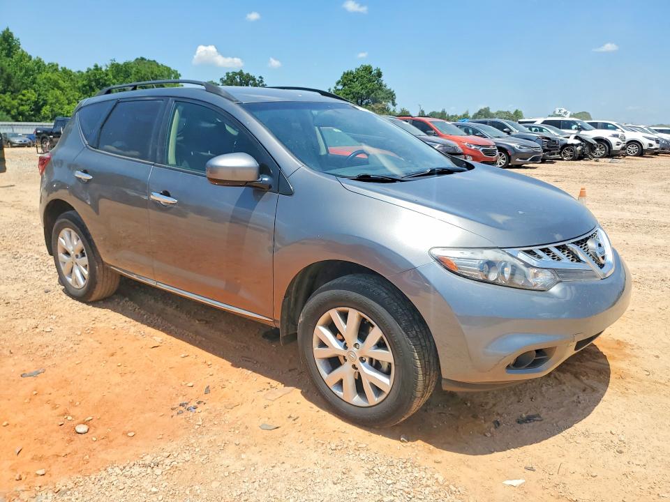 2014 Nissan Murano VIN JN8AZ1MU3EW421930 COPART salvage auction — SIDE, Nc - Salvage Certificate Of Title, sold $1,400 on 2026-07-27 (photo 4)
