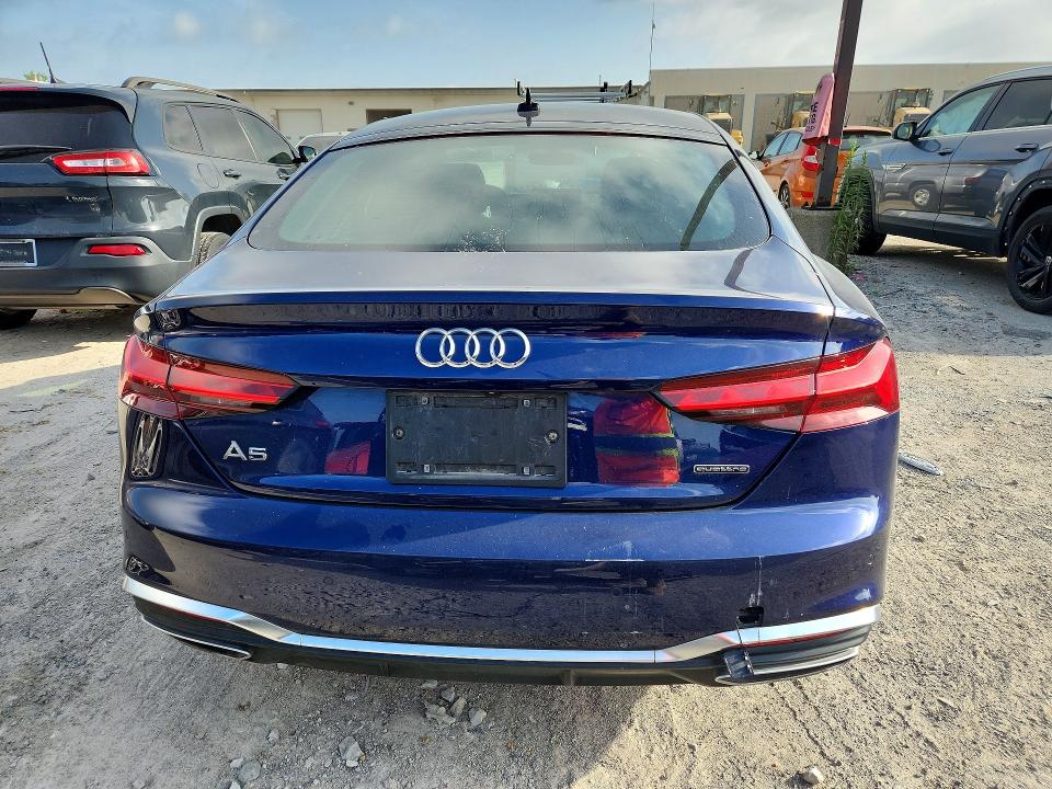2024 Audi A5 VIN WAUFACF5XRA077121 COPART salvage auction — FRONT END, Az - Cert Of Title - Salvage, sold $9,900 on 2026-07-17 (photo 6)