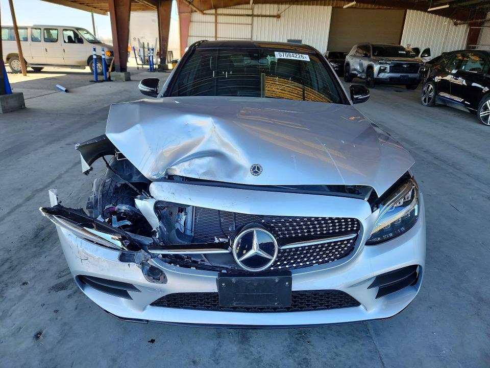 2020 Mercedes-benz C-klasse VIN W1KWF8EB3LR579783 COPART salvage auction — FRONT END, Ca - Salvage Certificate, sold $10,500 on 2026-07-30 (photo 5)