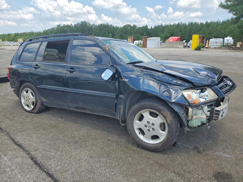 2005 Toyota Highlander VIN JTEDP21A450081331 COPART salvage auction — SIDE, Sc - Cert Of Title-Salvage, sold $600 on 2026-07-17 (photo 4)