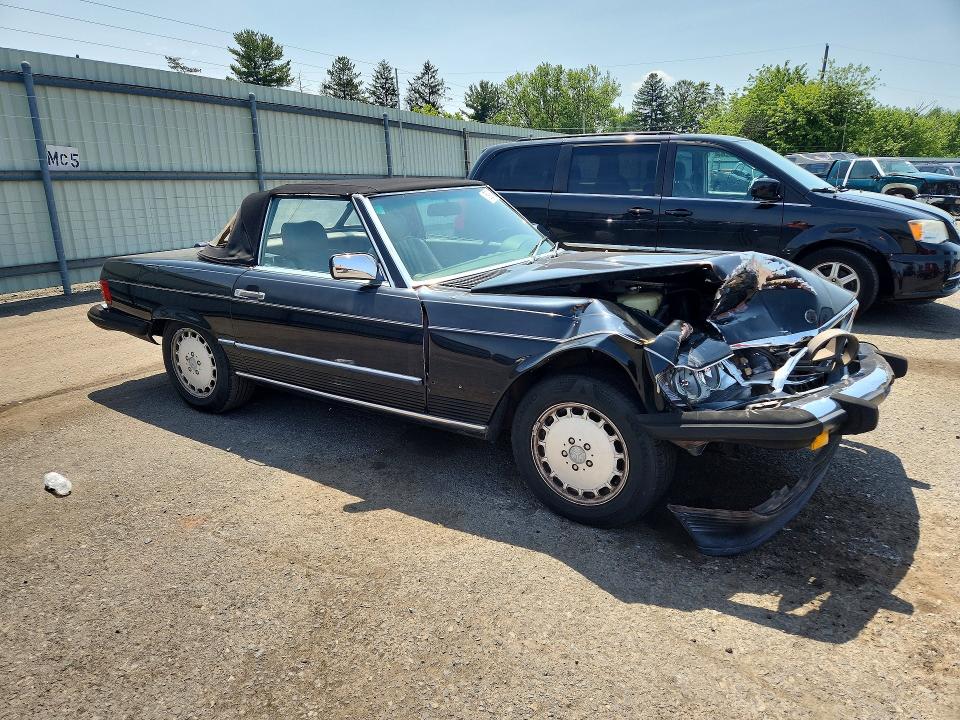 1987 Mercedes-benz 560 VIN WDBBA48D5HA056217 COPART salvage auction — FRONT END, Pa - Certificate Of Salvage, sold $2,200 on 2026-07-07 (photo 4)