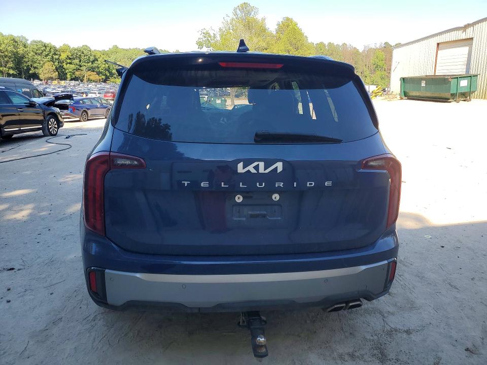2025 Kia Telluride VIN 5XYP64GC2SG645802 COPART salvage auction — ROLLOVER, Nc - Dlr Only-Clean/Over 25% Damage, sold $1,850 on 2026-07-30 (photo 6)