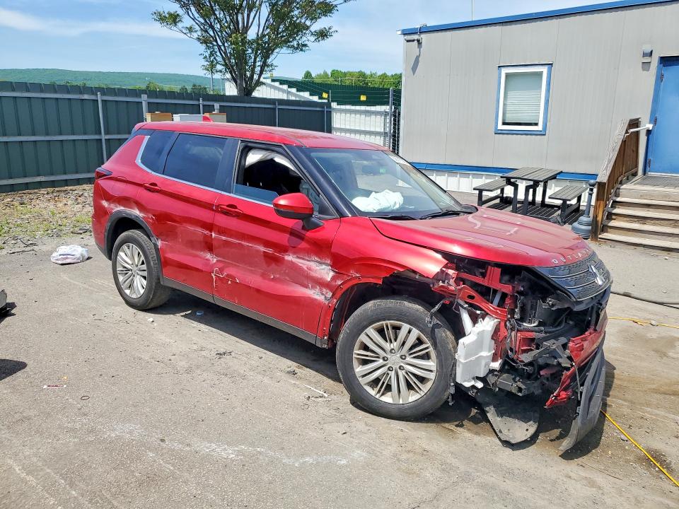 2024 Mitsubishi Outlander VIN JA4J4UA83RZ026292 COPART salvage auction — FRONT END, Pa - Certificate Of Salvage, sold $4,950 on 2026-07-08 (photo 4)