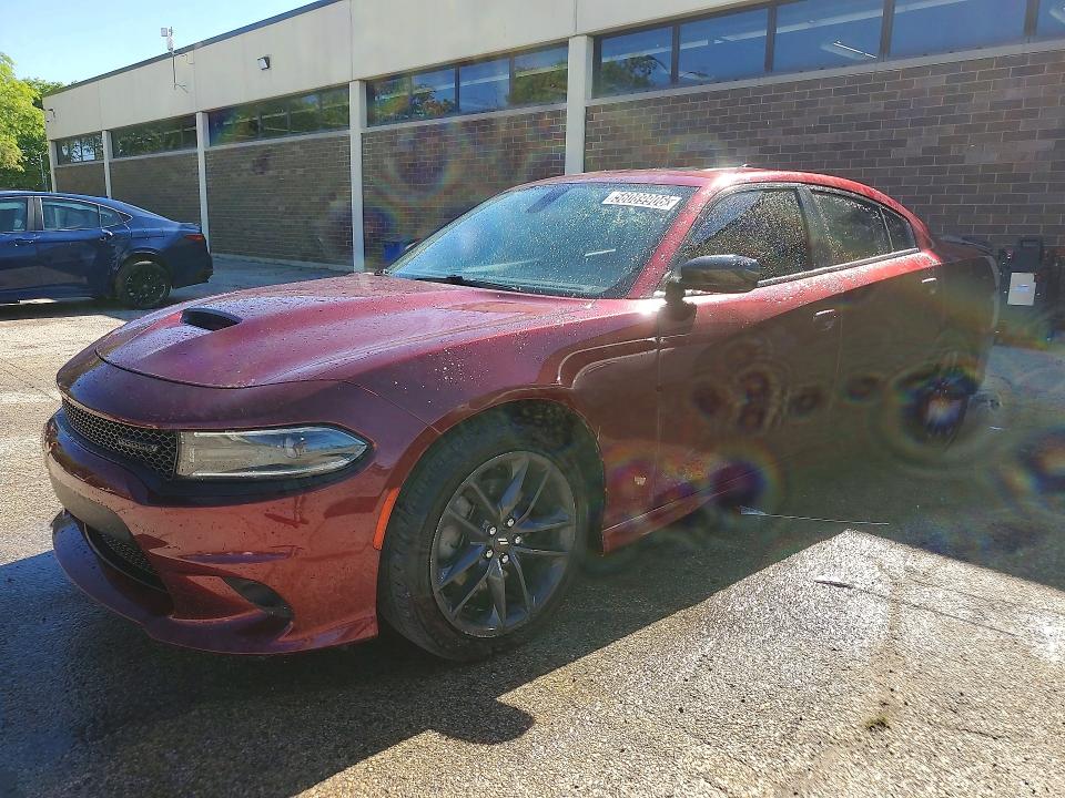 2022 Dodge Charger VIN 2C3CDXMG6NH241182 COPART salvage auction — REAR END, Il - Salvage Certificate, sold $6,800 on 2026-07-20 (photo 1)