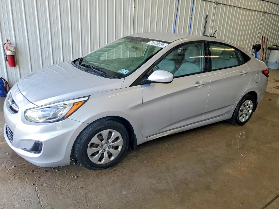 2016 Hyundai Accent VIN KMHCT4AE6GU139621 COPART salvage auction — REAR END, Pa - Certificate Of Salvage, sold $800 on 2026-07-15 (photo 1)