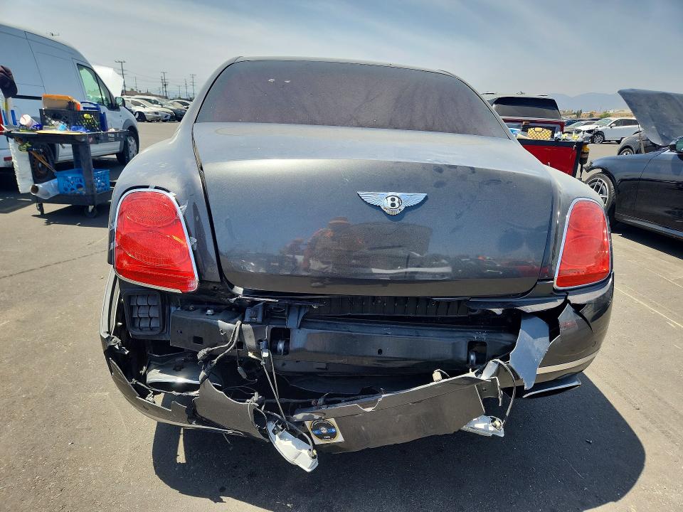 2009 Bentley Flying spur VIN SCBBP93W59C062145 COPART salvage auction — REAR END, Ca - Salvage Certificate, sold $7,000 on 2026-08-12 (photo 6)