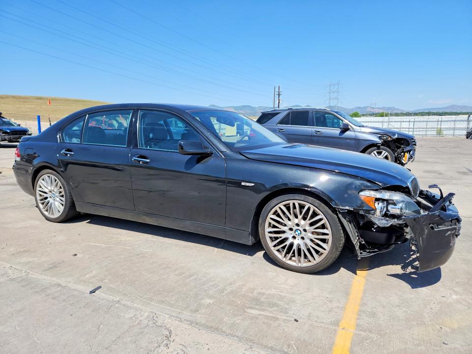 2008 BMW 7er VIN WBAHN83568DT85849 COPART salvage auction — FRONT END, Co - Salvage Title, sold $300 on 2026-07-27 (photo 4)