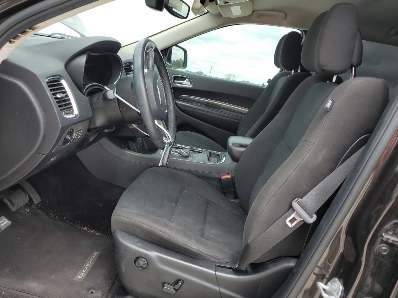 2017 Dodge Durango VIN 1C4RDHAGXHC833398 COPART salvage auction — FRONT END, TX - SALVAGE VEHICLE TITLE, sold $4,050 on 2024-09-12 (photo 7)