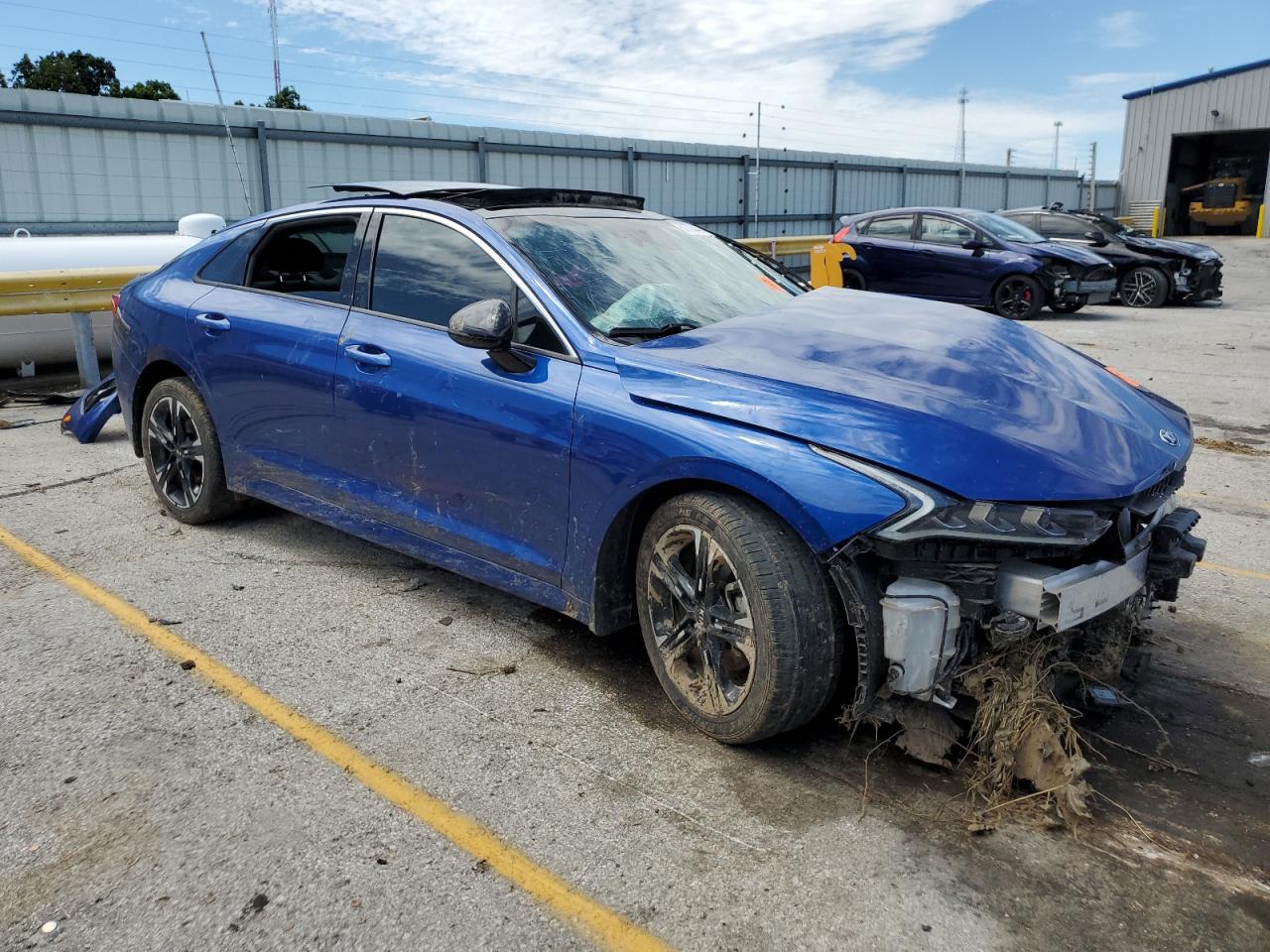 2021 Kia K5 VIN 5XXG64J2XMG057010 COPART salvage auction — All Over, ID - SALVAGE CERTIFICATE OF TITLE, sold $950 on 2026-06-23 (photo 4)