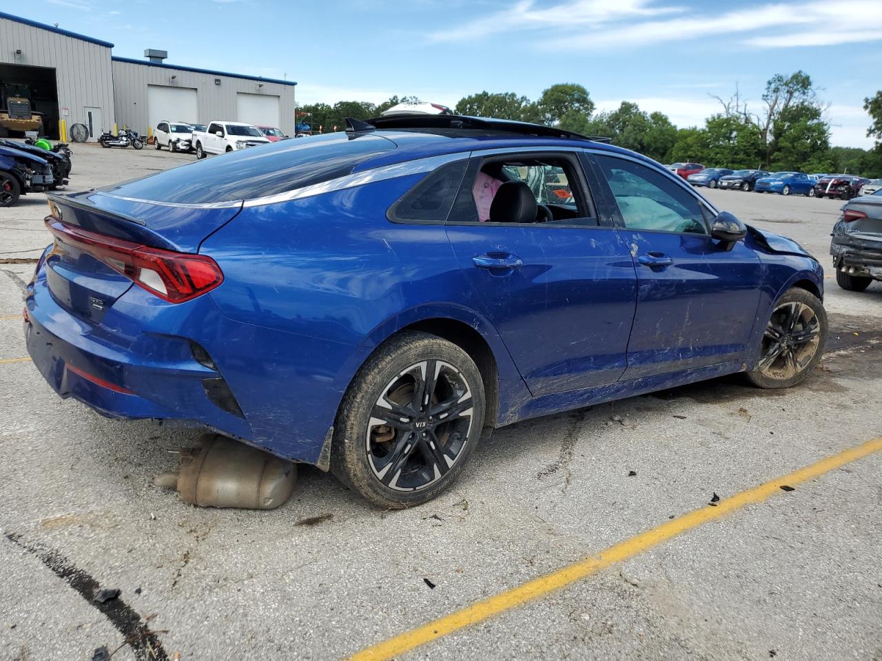 2021 Kia K5 VIN 5XXG64J2XMG057010 COPART salvage auction — All Over, ID - SALVAGE CERTIFICATE OF TITLE, sold $950 on 2026-06-23 (photo 3)