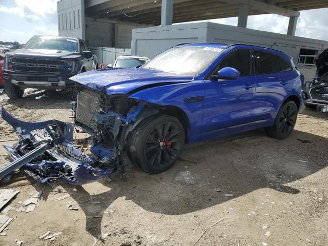 2018 Jaguar F-pace VIN SADCM2FV6JA285075 COPART salvage auction — FRONT END, Fl - Certificate Of Title, sold $2,100 on 2026-07-14 (photo 1)
