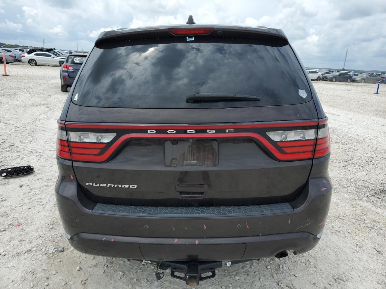2017 Dodge Durango VIN 1C4RDHAGXHC833398 COPART salvage auction — FRONT END, TX - SALVAGE VEHICLE TITLE, sold $4,050 on 2024-09-12 (photo 6)