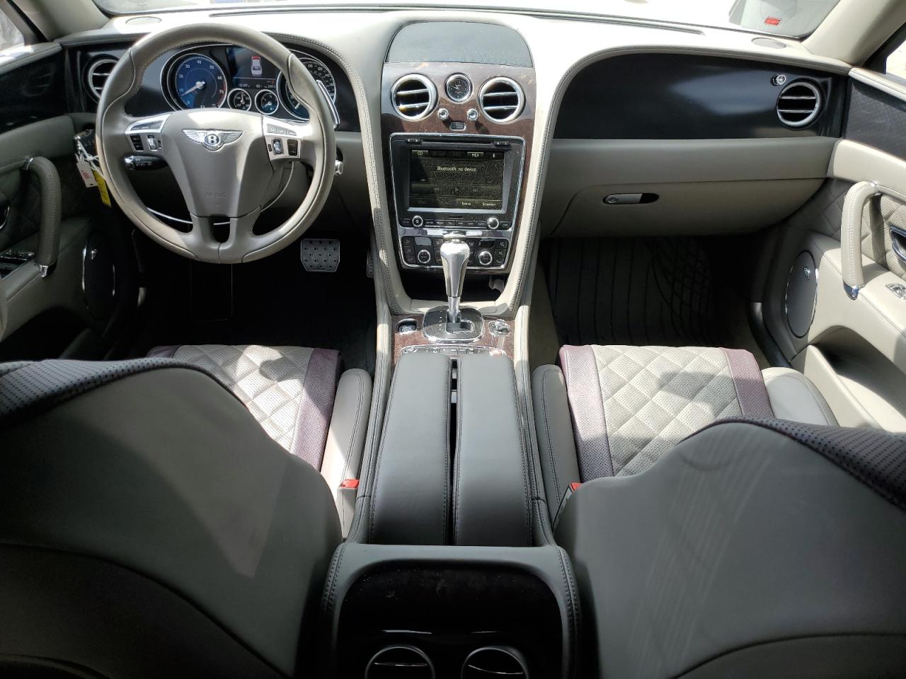 2017 Bentley Flying spur VIN SCBEJ9ZA7HC063466 COPART salvage auction — FRONT END, NY - MV-907A SALVAGE CERTIFICATE, sold $28,250 on 2024-08-08 (photo 8)