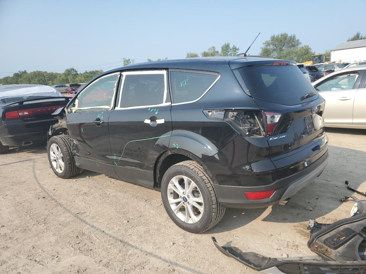2018 FORD ESCAPE VIN 1FMCU0GD9JUA18626 COPART salvage auction — ALL OVER, IL - SALVAGE CERTIFICATE, sold $2,000 on 2024-10-07 (photo 2)