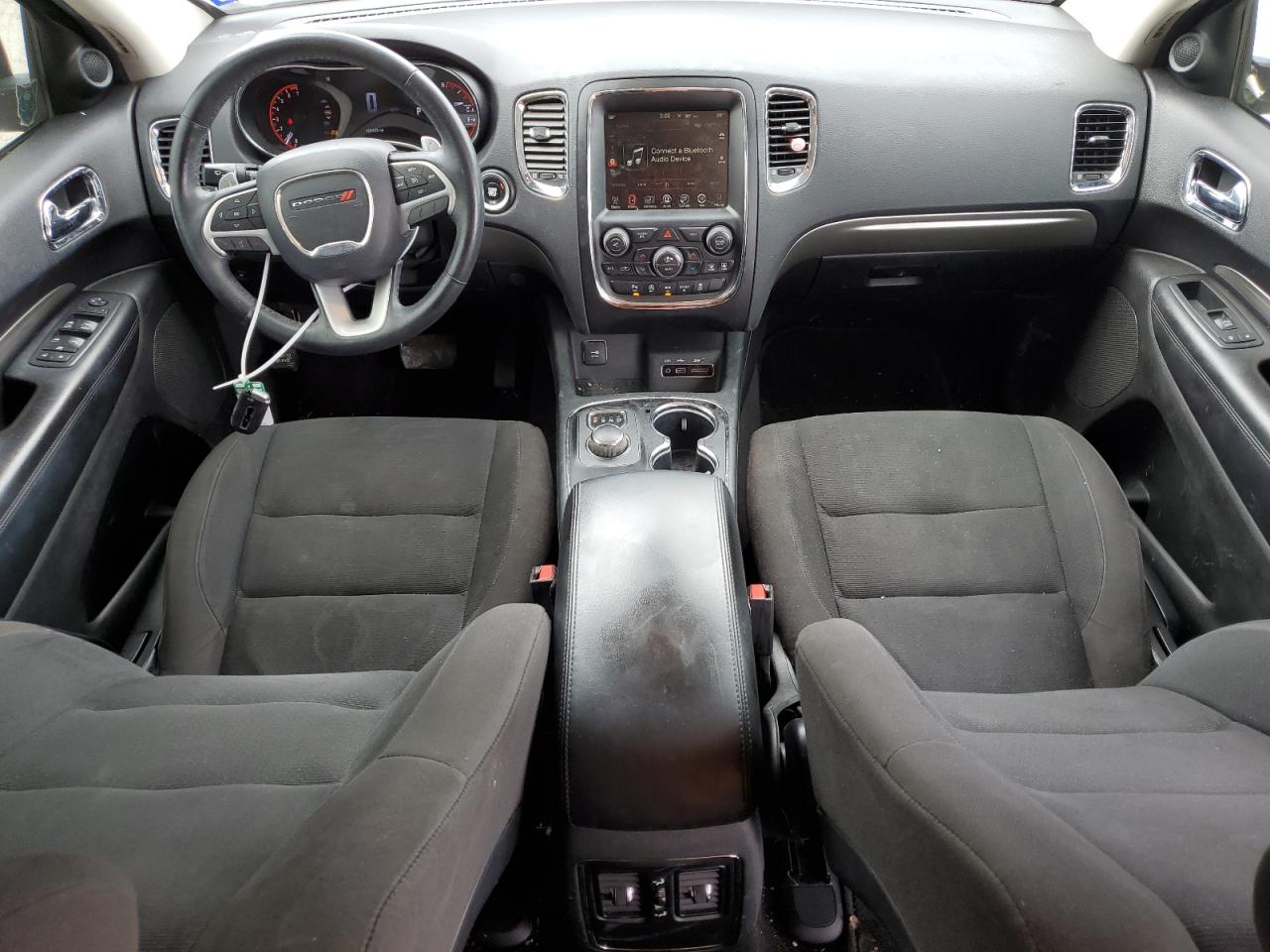 2017 Dodge Durango VIN 1C4RDHAGXHC833398 COPART salvage auction — FRONT END, TX - SALVAGE VEHICLE TITLE, sold $4,050 on 2024-09-12 (photo 8)