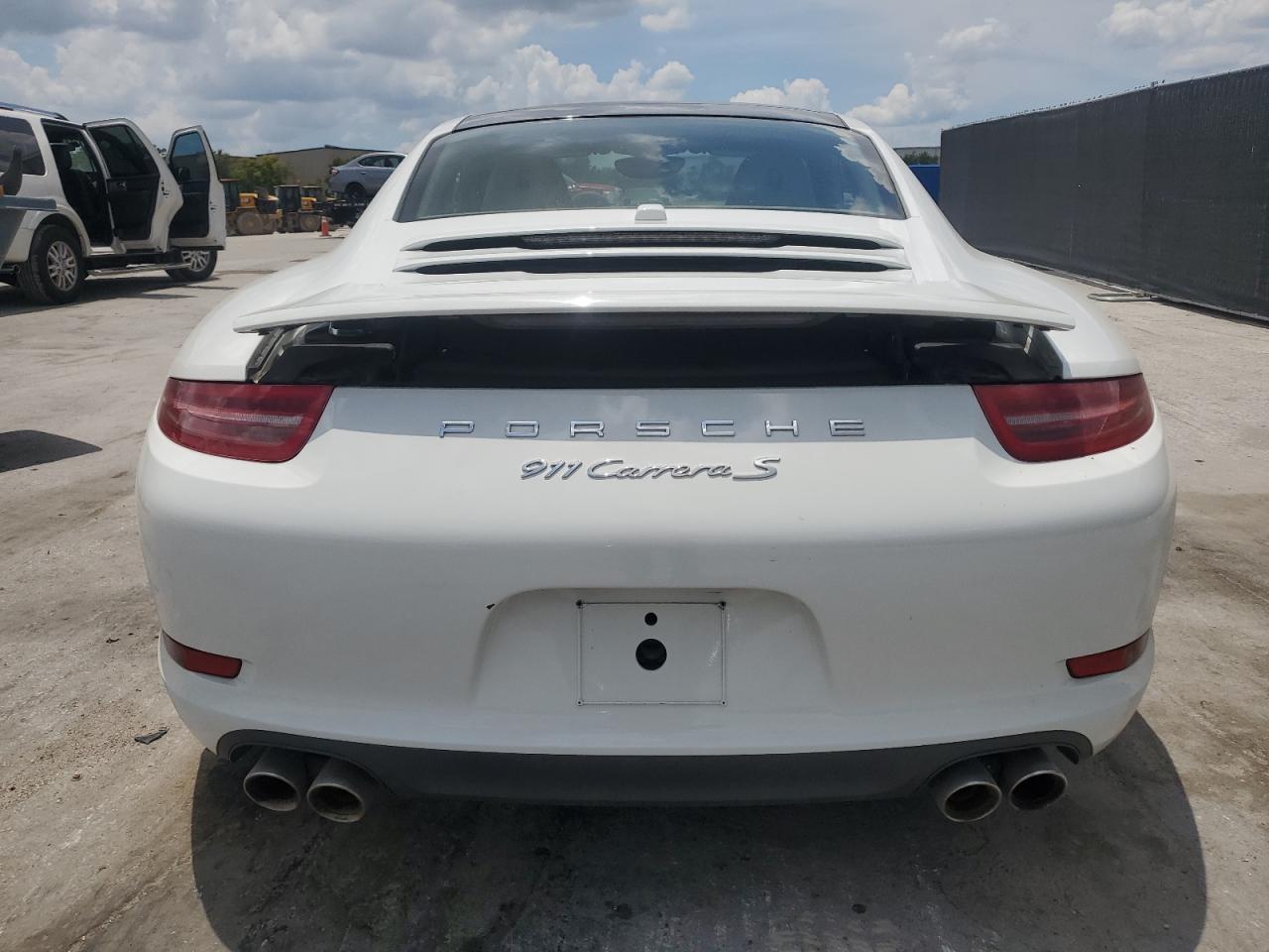 2013 Porsche 911 VIN WP0AB2A98DS123143 COPART salvage auction — Water/Flood, FL - CERTIFICATE OF DESTRUCTION, sold $37,500 on 2025-07-17 (photo 6)