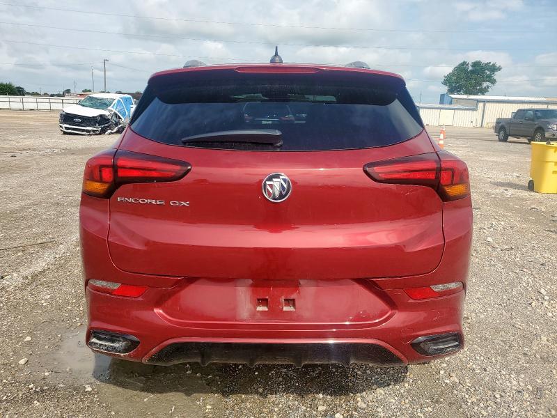2021 Buick Encore VIN KL4MMDS20MB070906 COPART salvage auction — HAIL, Tx - Certificate Of Title, sold $8,400 on 2026-07-08 (photo 6)