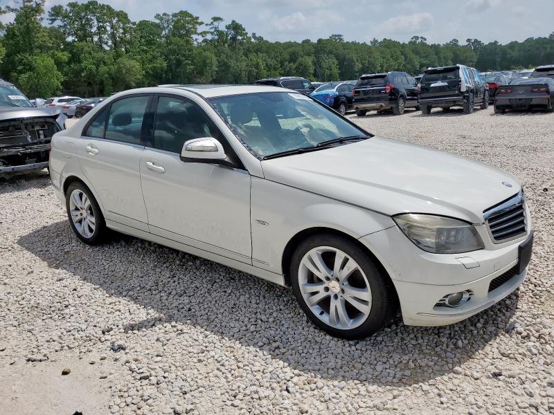 2009 Mercedes-benz C-klasse VIN WDDGF54X29A153915 COPART salvage auction — WATER/FLOOD, Tx - Salvage Title-Flood Damage, sold $625 on 2026-08-11 (photo 4)