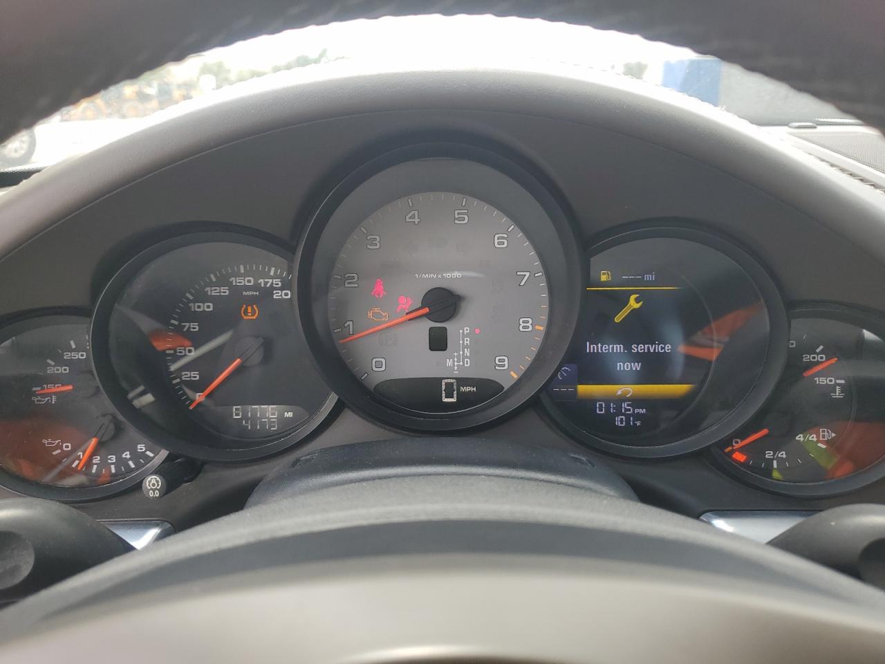 2013 Porsche 911 VIN WP0AB2A98DS123143 COPART salvage auction — Water/Flood, FL - CERTIFICATE OF DESTRUCTION, sold $37,500 on 2025-07-17 (photo 9)