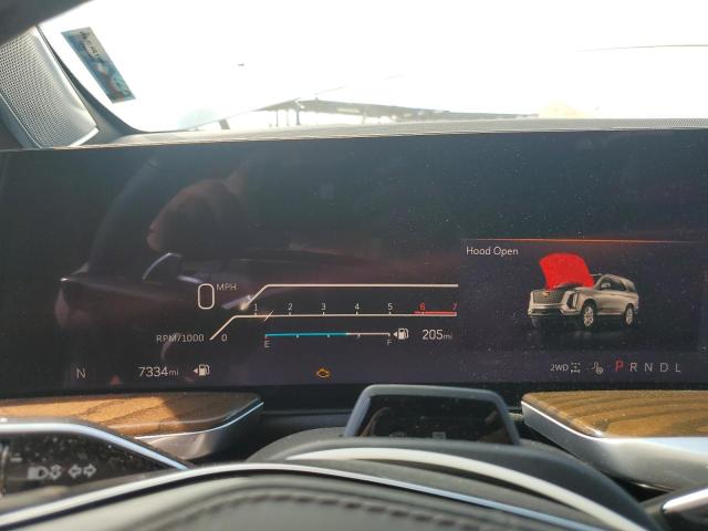 2025 Cadillac Escalade VIN 1GYS9GRL3SR210461 COPART salvage auction — FRONT END, AZ - CERT OF TITLE - SALVAGE, sold $70,000 on 2026-08-18 (photo 9)