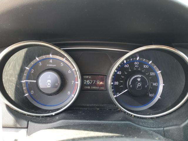 2012 Hyundai Sonata VIN 5NPEC4AC5CH343021 COPART salvage auction — REAR END, KY - BILL OF SALE/PART ONLY/NO TITL, sold $625 on 2026-07-22 (photo 9)