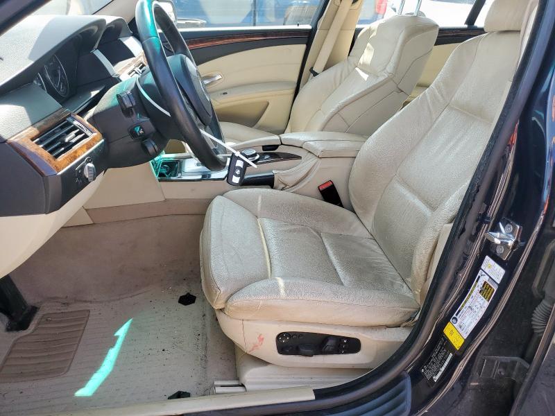 2008 BMW 5er VIN WBANU535X8CT08685 COPART salvage auction — FRONT END, Tx - Salvage Vehicle Title, sold $325 on 2026-07-02 (photo 7)