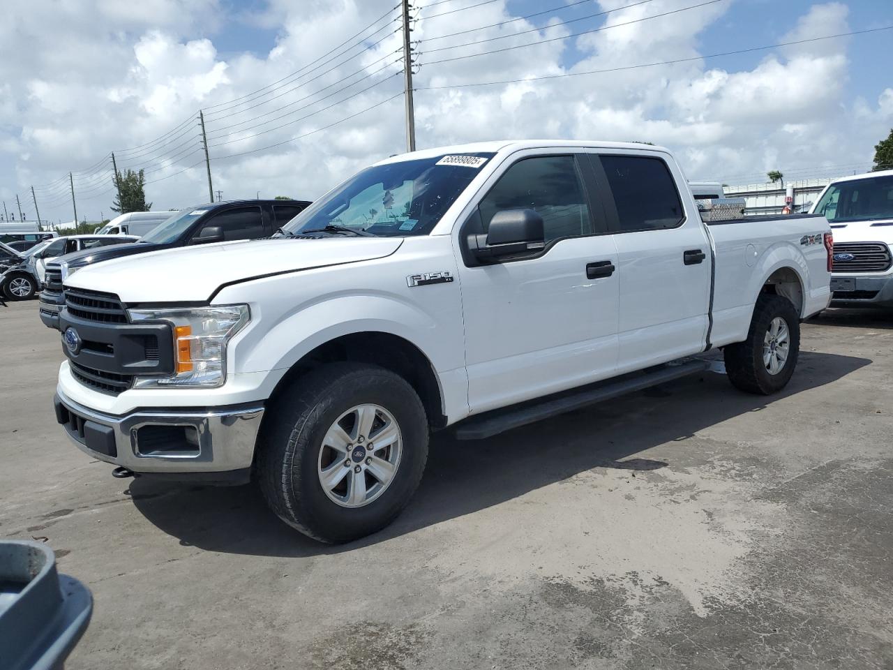 2019 Ford F-150 Lightning VIN 1FTFW1E41KKF23156 — COPART salvage auction photo