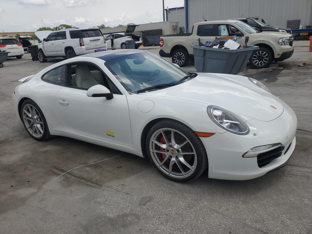 2013 Porsche 911 VIN WP0AB2A98DS123143 COPART salvage auction — Water/Flood, FL - CERTIFICATE OF DESTRUCTION, sold $37,500 on 2025-07-17 (photo 4)