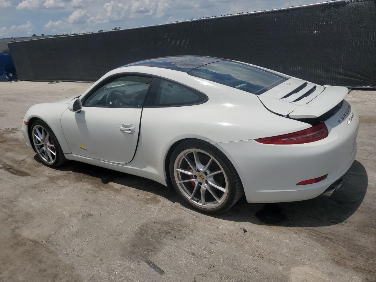 2013 Porsche 911 VIN WP0AB2A98DS123143 COPART salvage auction — Water/Flood, FL - CERTIFICATE OF DESTRUCTION, sold $37,500 on 2025-07-17 (photo 2)