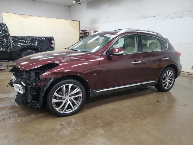 2017 Infiniti Qx50 VIN JN1BJ0RR5HM406564 COPART salvage auction — FRONT END, Mi - Cert Of Title-Salvage Vehicle, sold $2,400 on 2026-07-08 (photo 1)
