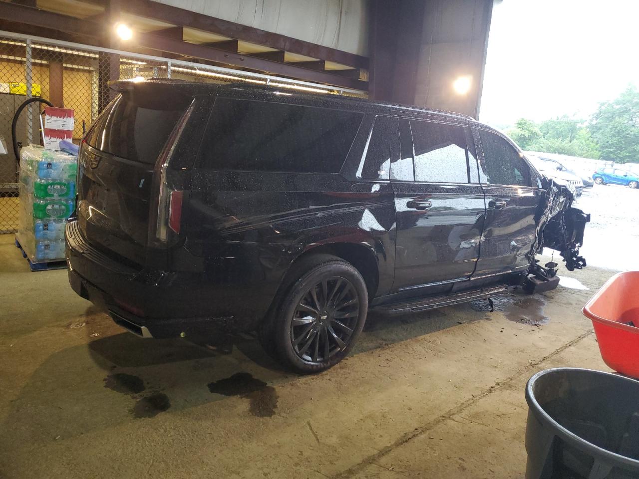 2024 Cadillac Escalade ESV VIN 1GYS4JKL3RR150844 COPART salvage auction — Front End, NJ - CERT OF TITLE-SALVAGE, sold $30,250 on 2026-08-19 (photo 3)