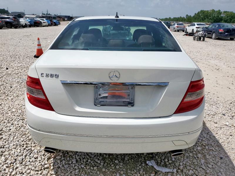 2009 Mercedes-benz C-klasse VIN WDDGF54X29A153915 COPART salvage auction — WATER/FLOOD, Tx - Salvage Title-Flood Damage, sold $625 on 2026-08-11 (photo 6)