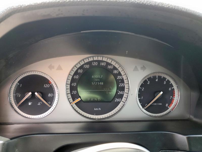2009 Mercedes-benz C-klasse VIN WDDGF54X29A153915 COPART salvage auction — WATER/FLOOD, Tx - Salvage Title-Flood Damage, sold $625 on 2026-08-11 (photo 9)