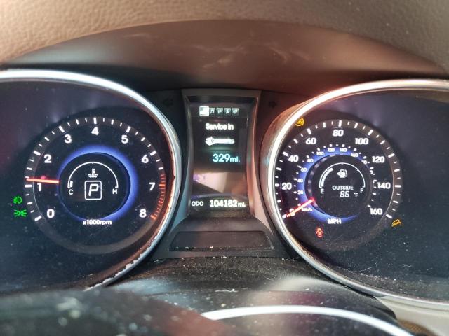 2015 Hyundai Santa fe VIN 5XYZW4LAXFG265187 COPART salvage auction — FRONT END, VA - CERT OF TITLE - SALVAGE, sold $2,900 on 2026-07-06 (photo 9)
